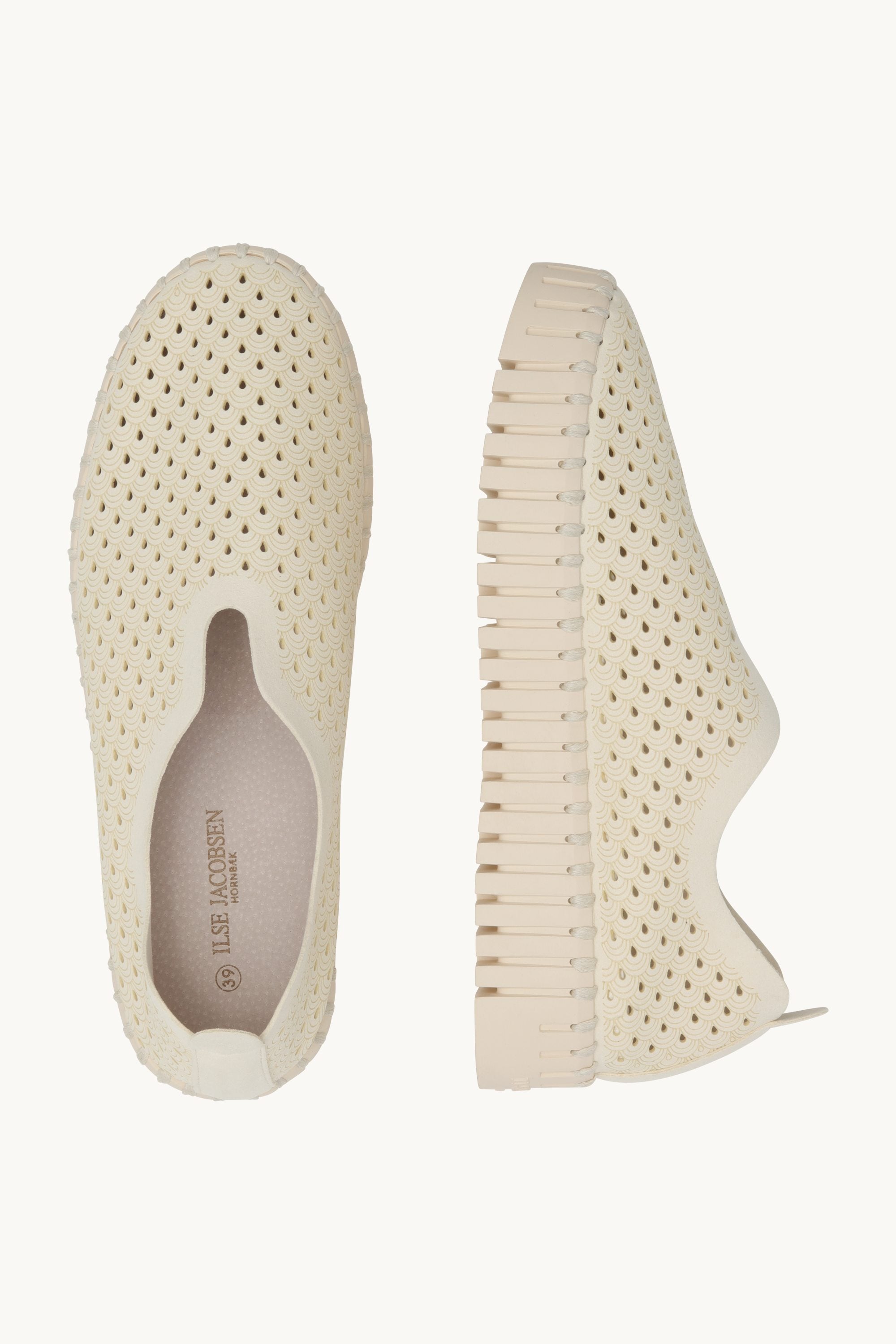 Platform Tulip Skor - Milk Creme