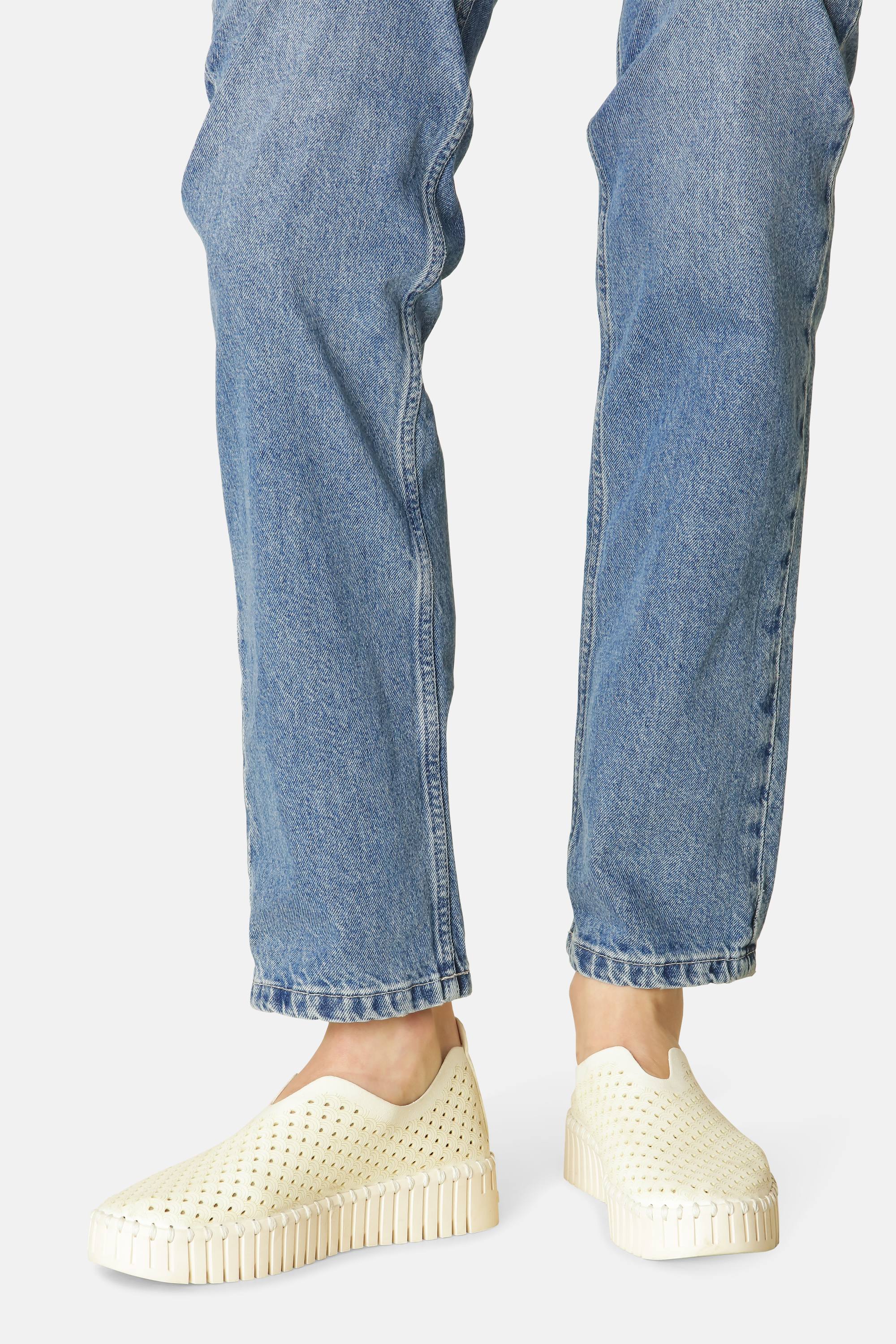 Platform Tulip Skor - Milk Creme