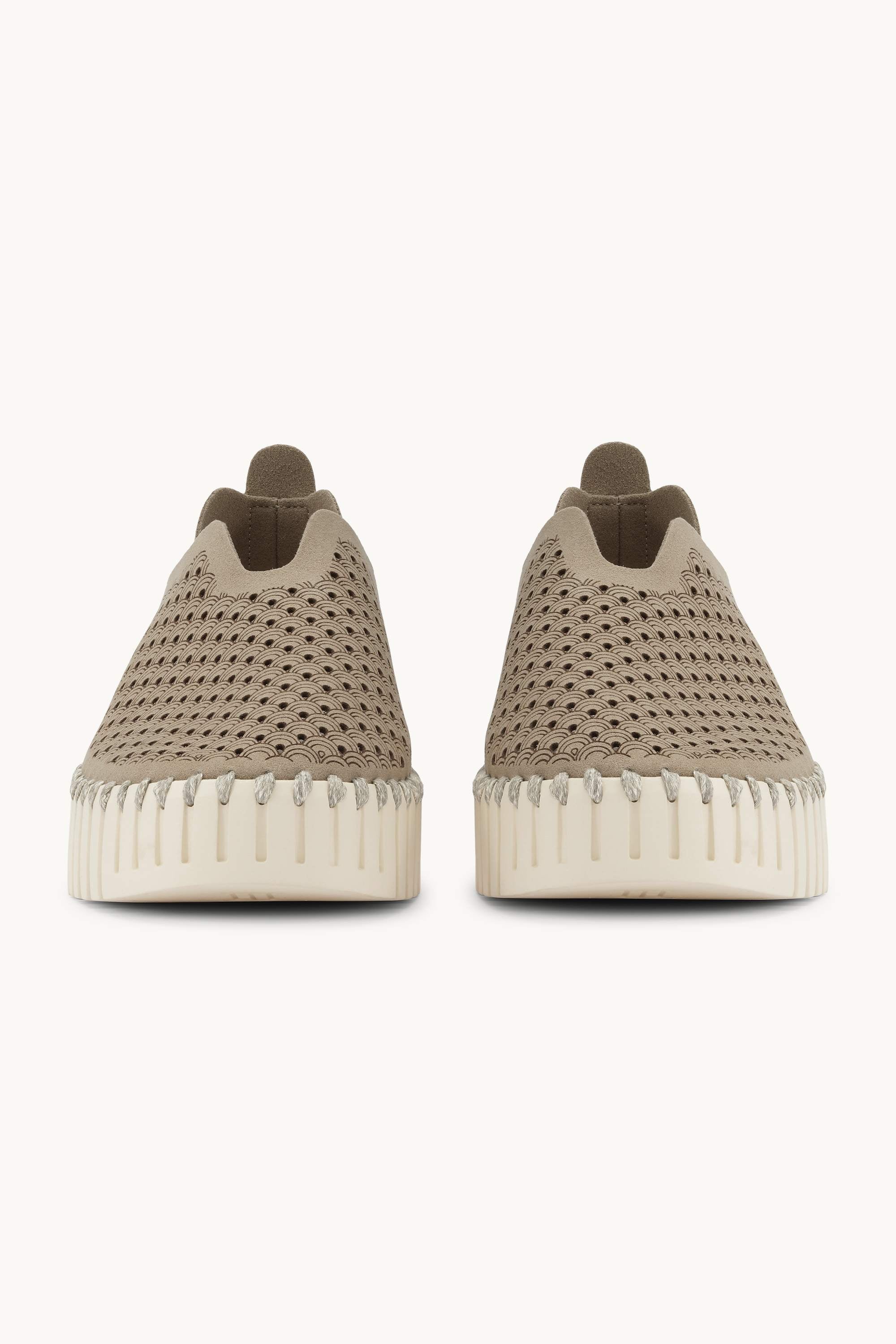 Platform Tulip Skor - Coriander Pearled Ivory