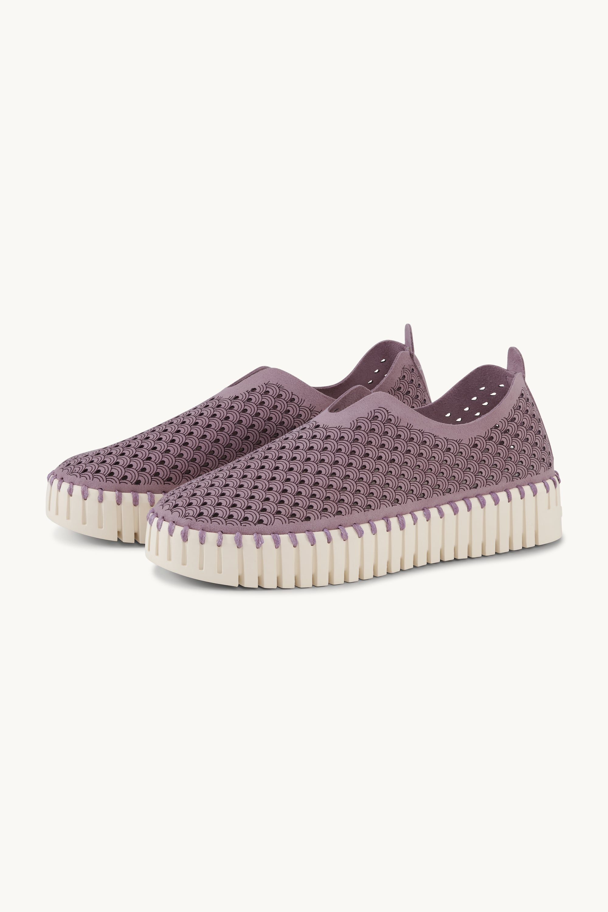 Platform Tulip Skor - Mauve Shadows