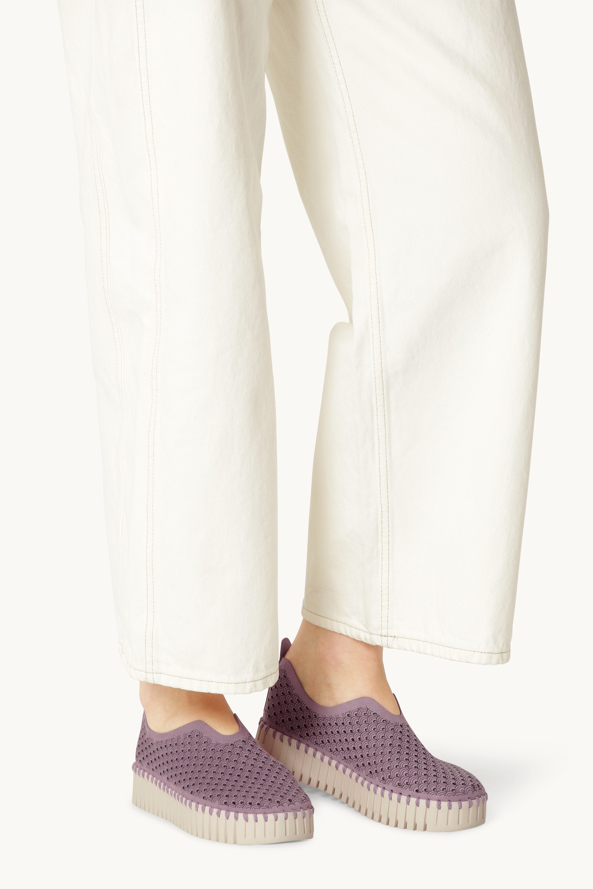 Platform Tulip Skor - Mauve Shadows