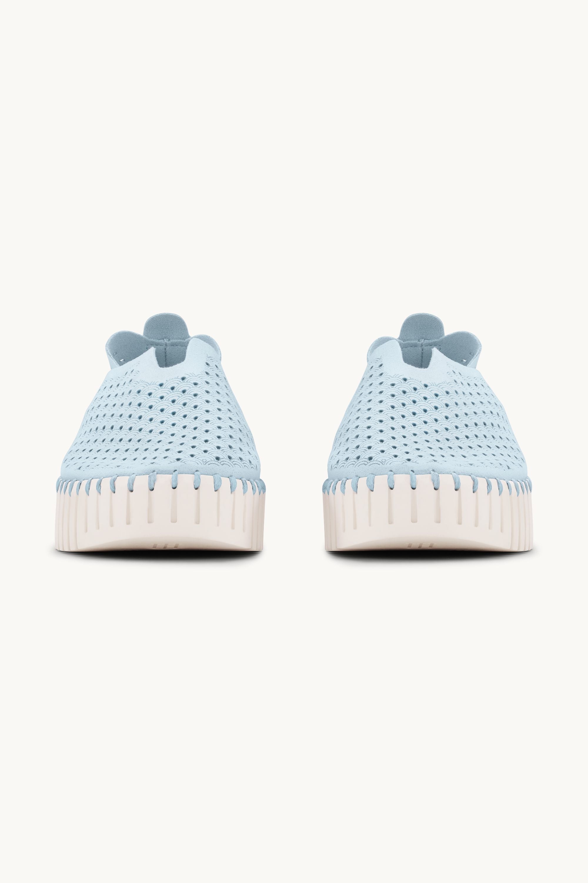 Platform Tulip Skor - Ash Blue