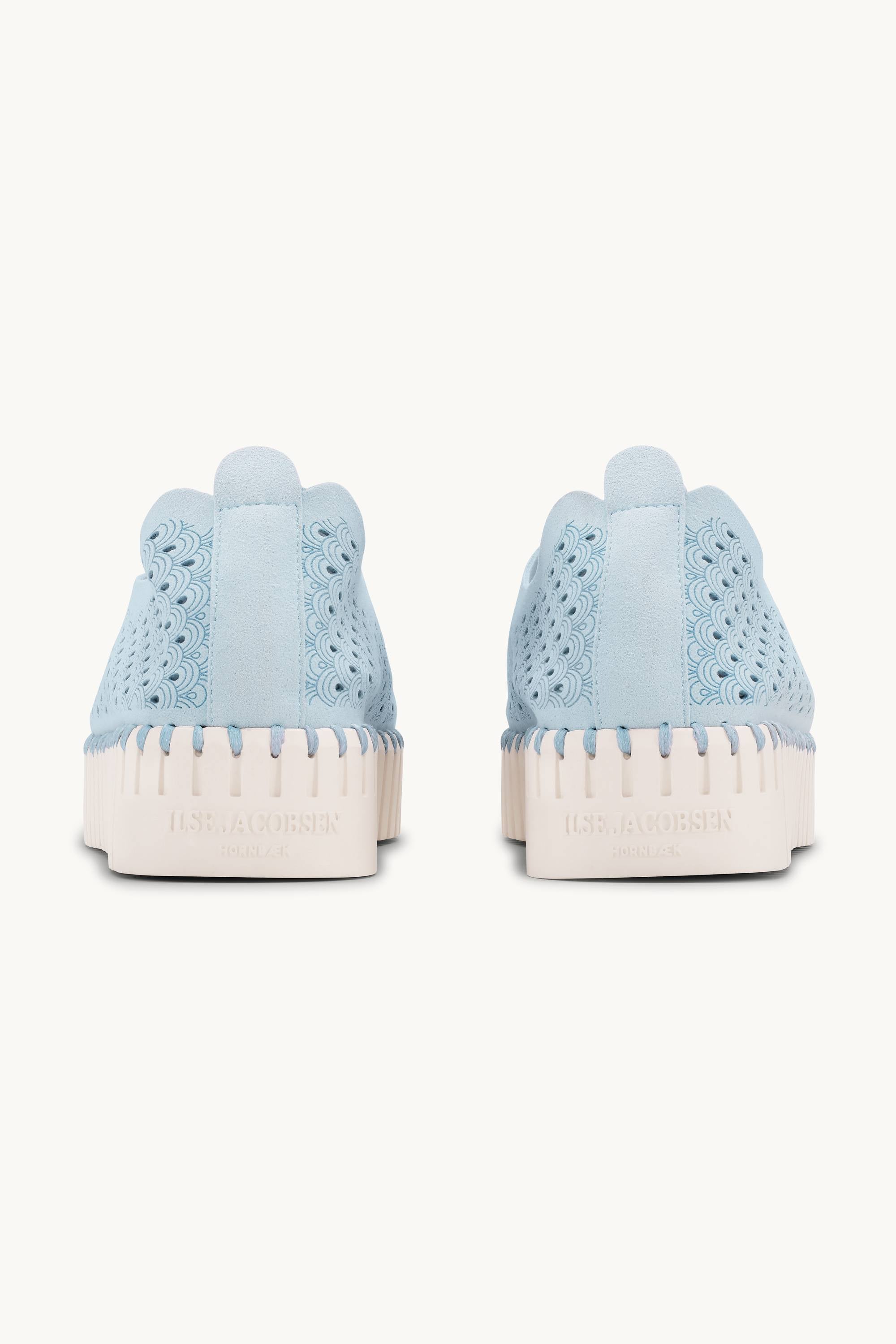 Platform Tulip Skor - Ash Blue