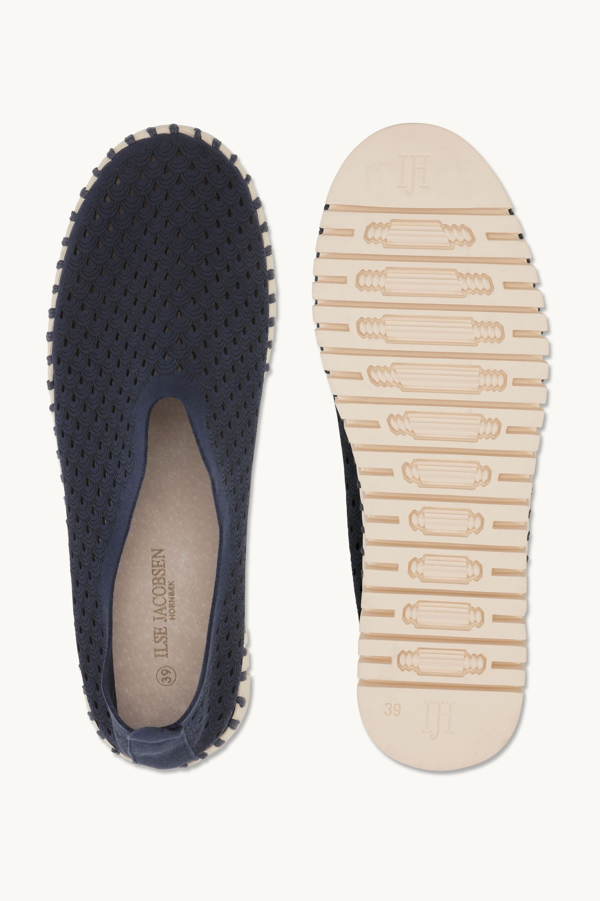 Platform Tulip Skor - Dark Indigo