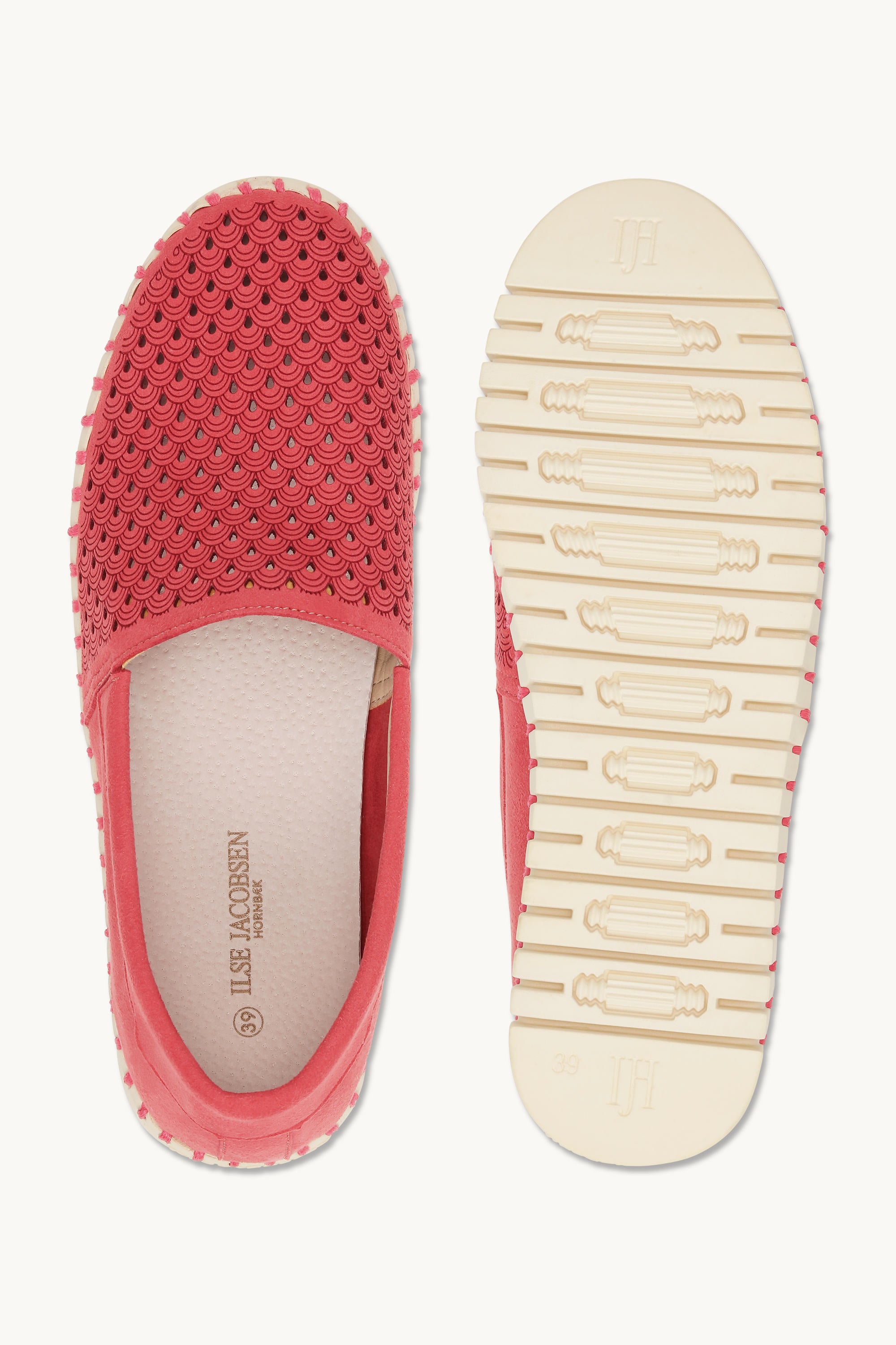 Tulip Espadrille - Baked Apple Pearled Ivory