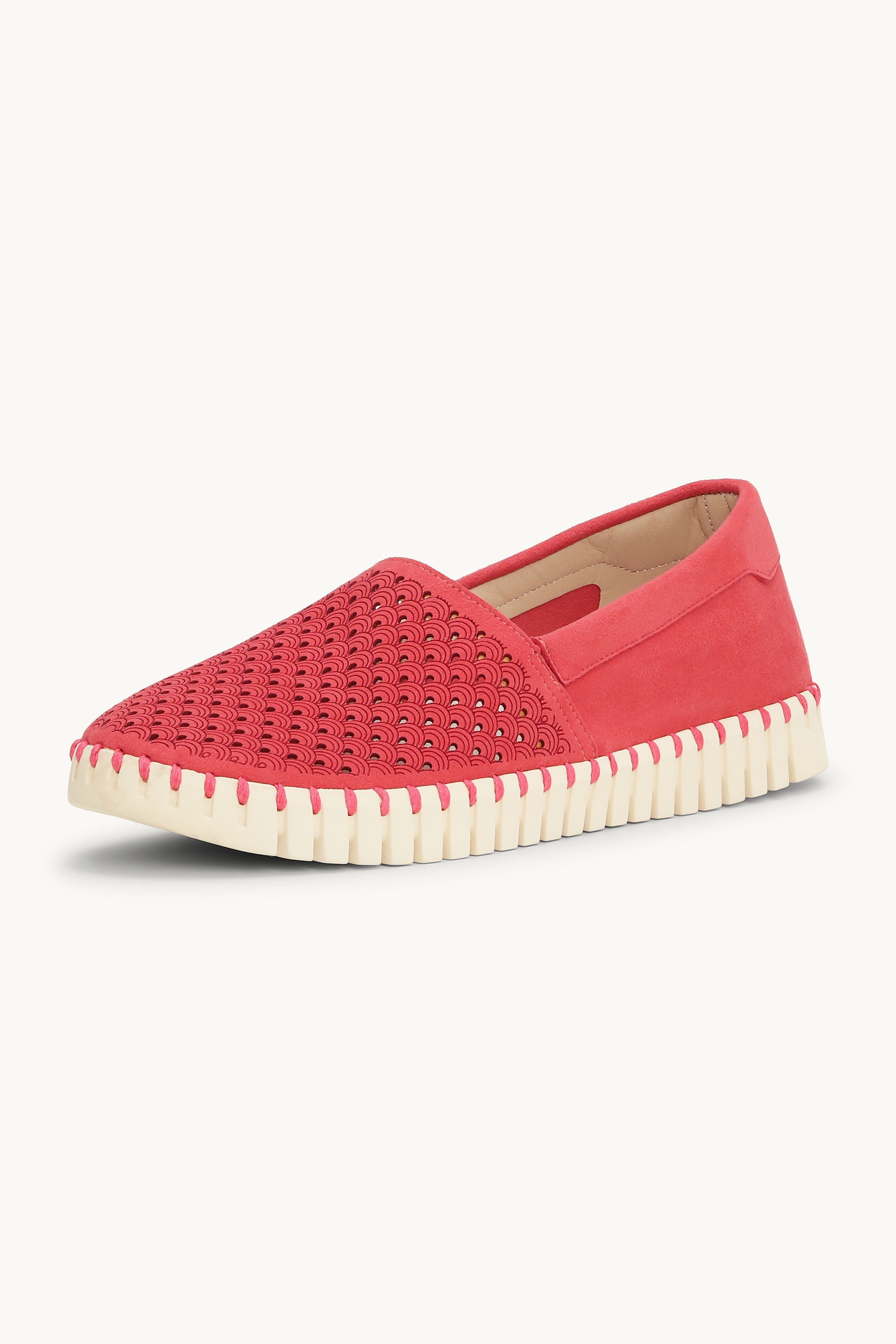 Tulip Espadrille - Baked Apple Pearled Ivory