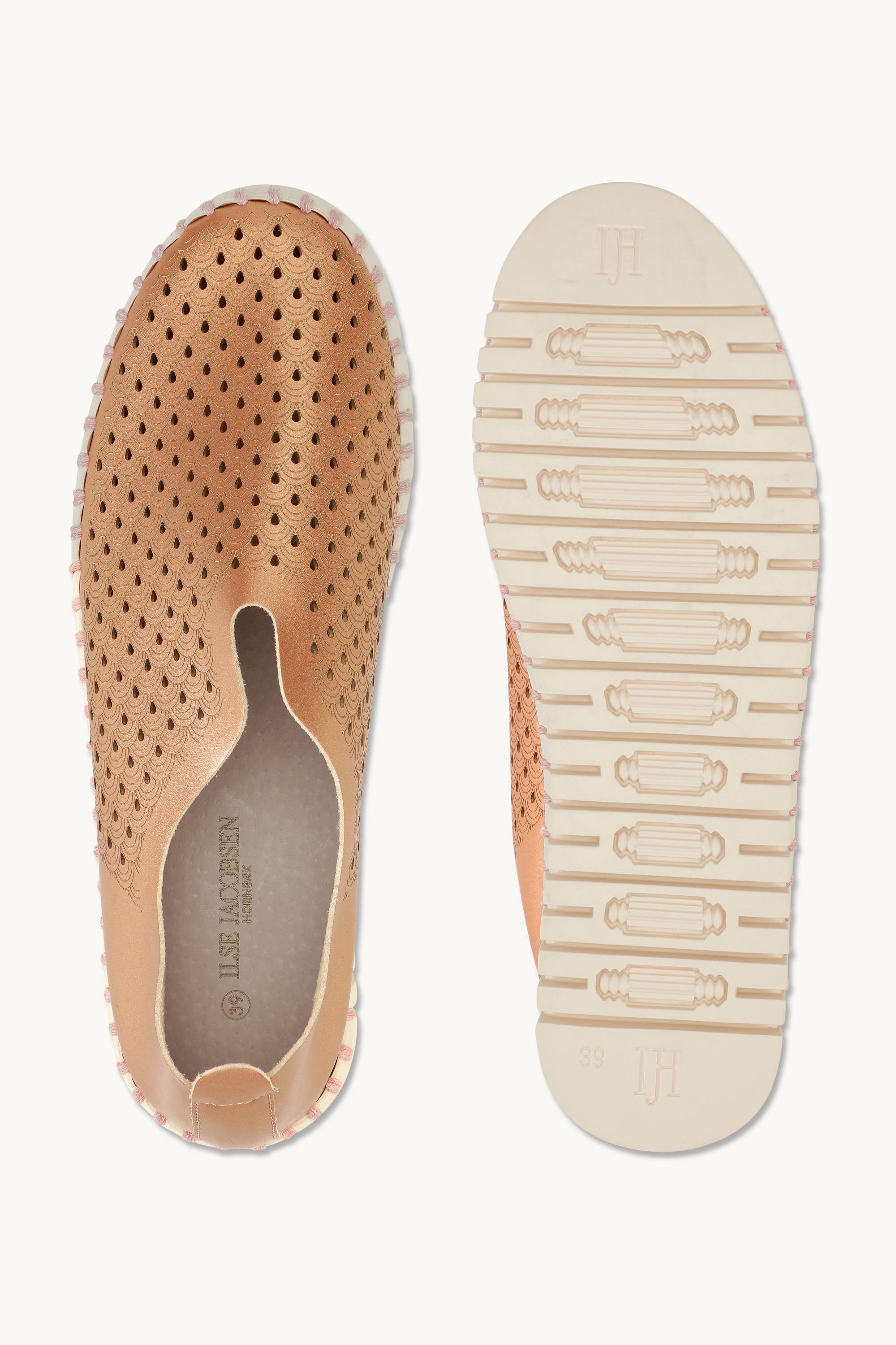 Tulip Skor Metallic - Rose Gold