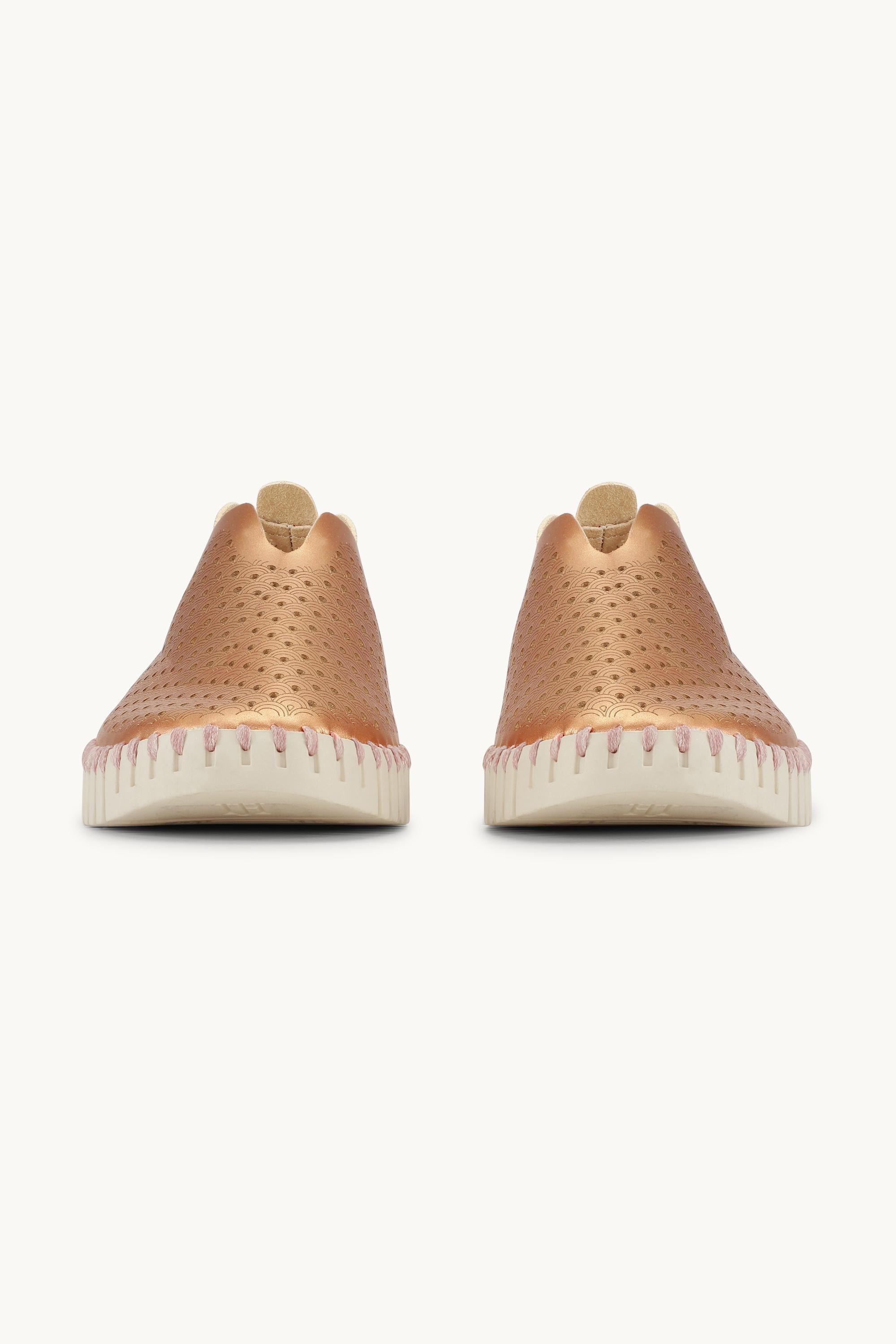 Tulip Skor Metallic - Rose Gold