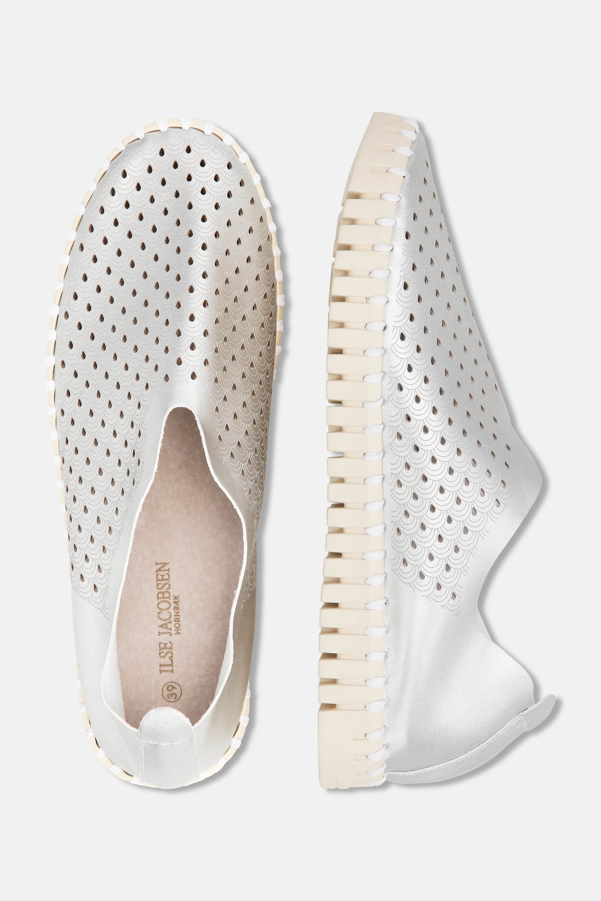 Tulip Skor Metallic - Silver