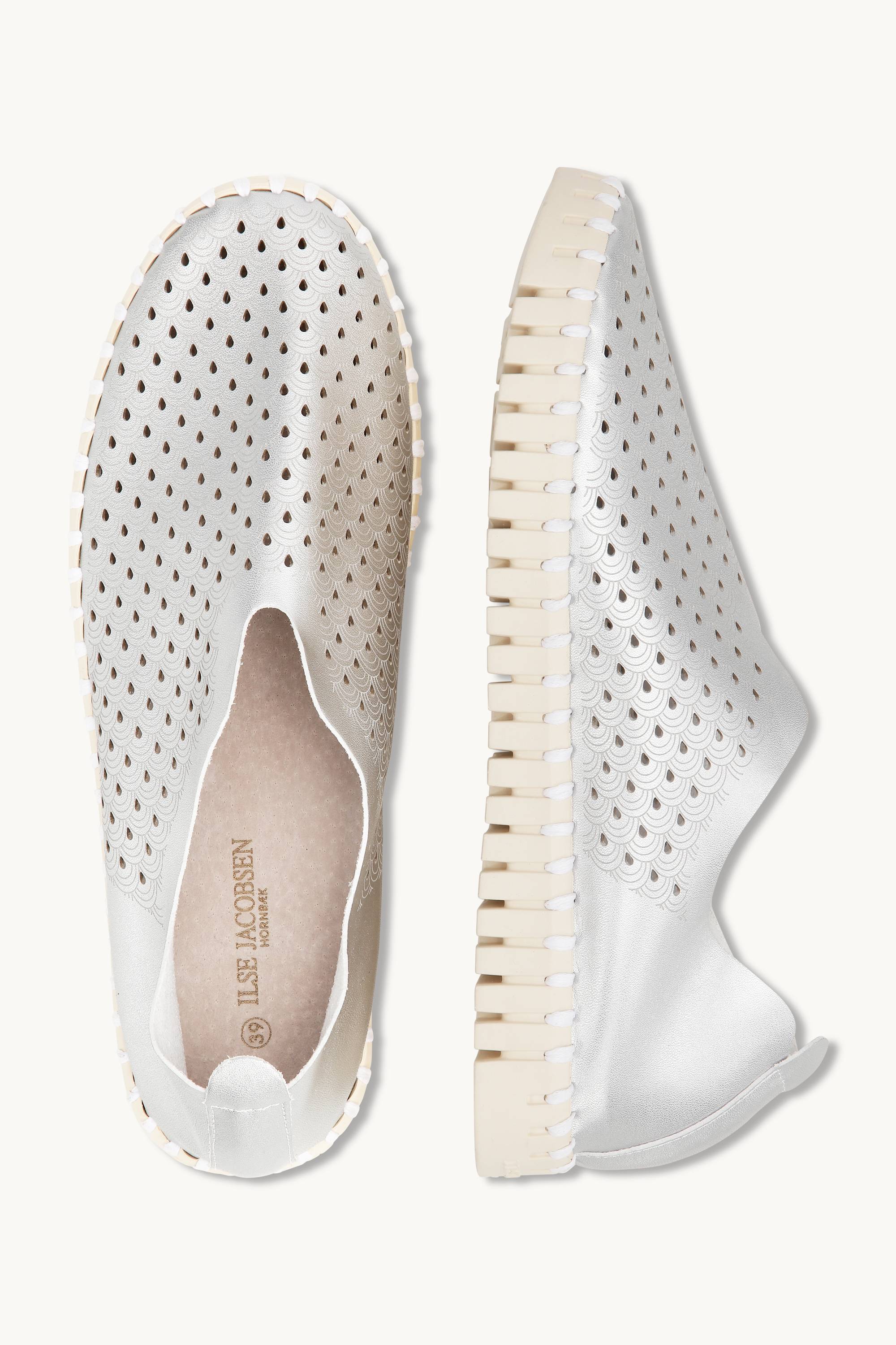 Tulip Skor Metallic - Silver