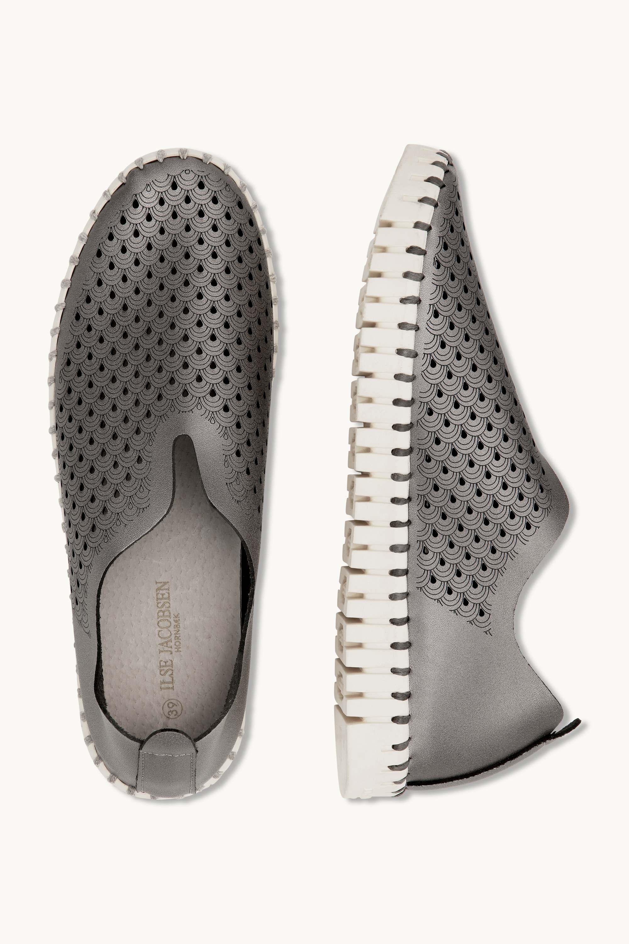 Tulip Skor Metallic - Gun Metal