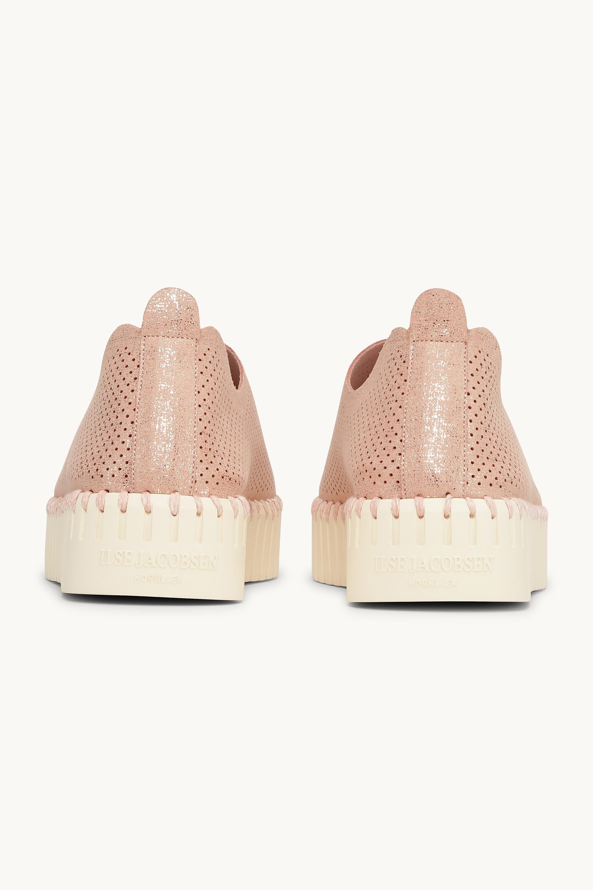 Tulip Plattformsko Glitter - Adobe Rose Pearled Ivory