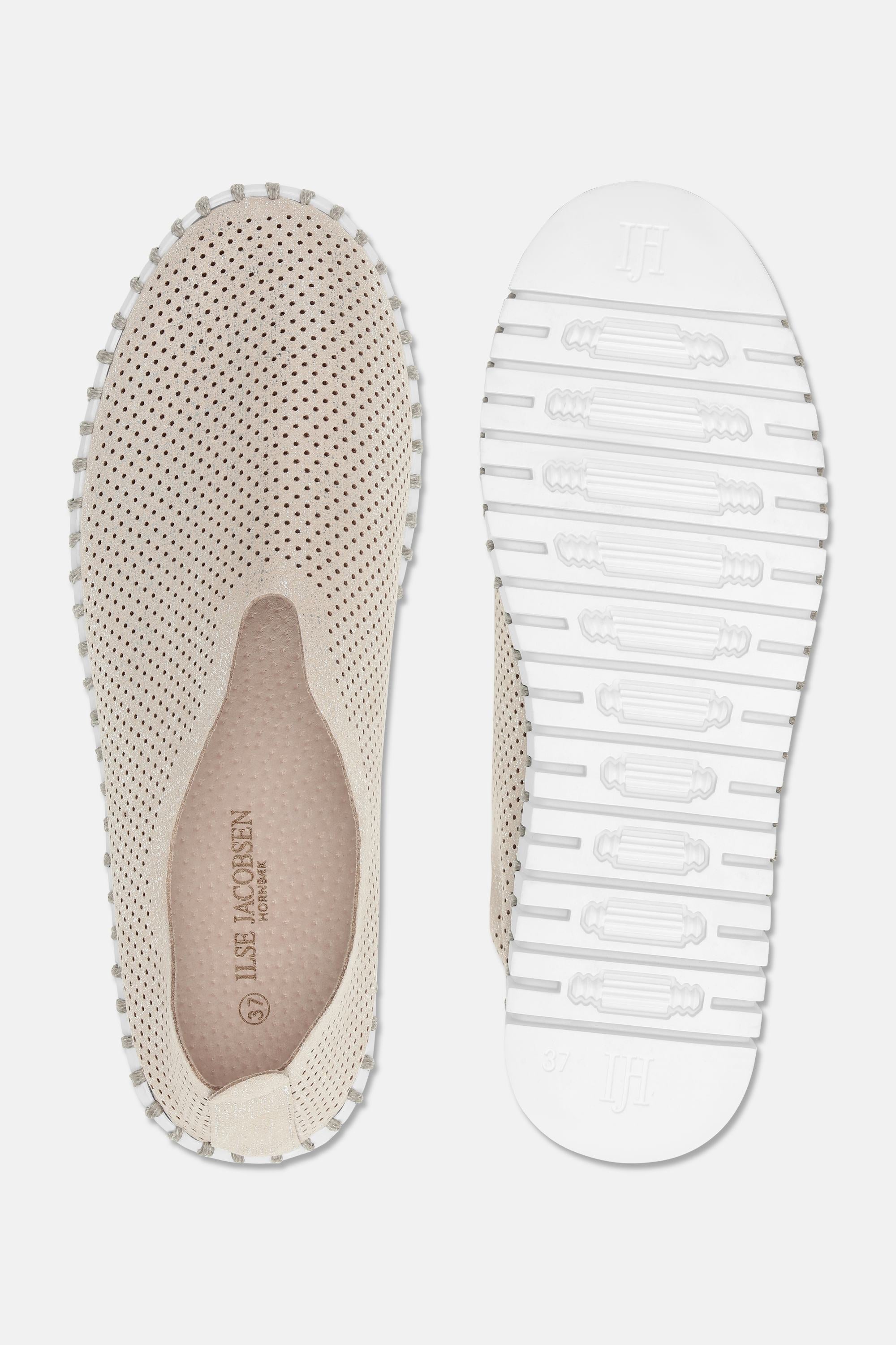 Tulip Plattformsko Glitter - Silver White