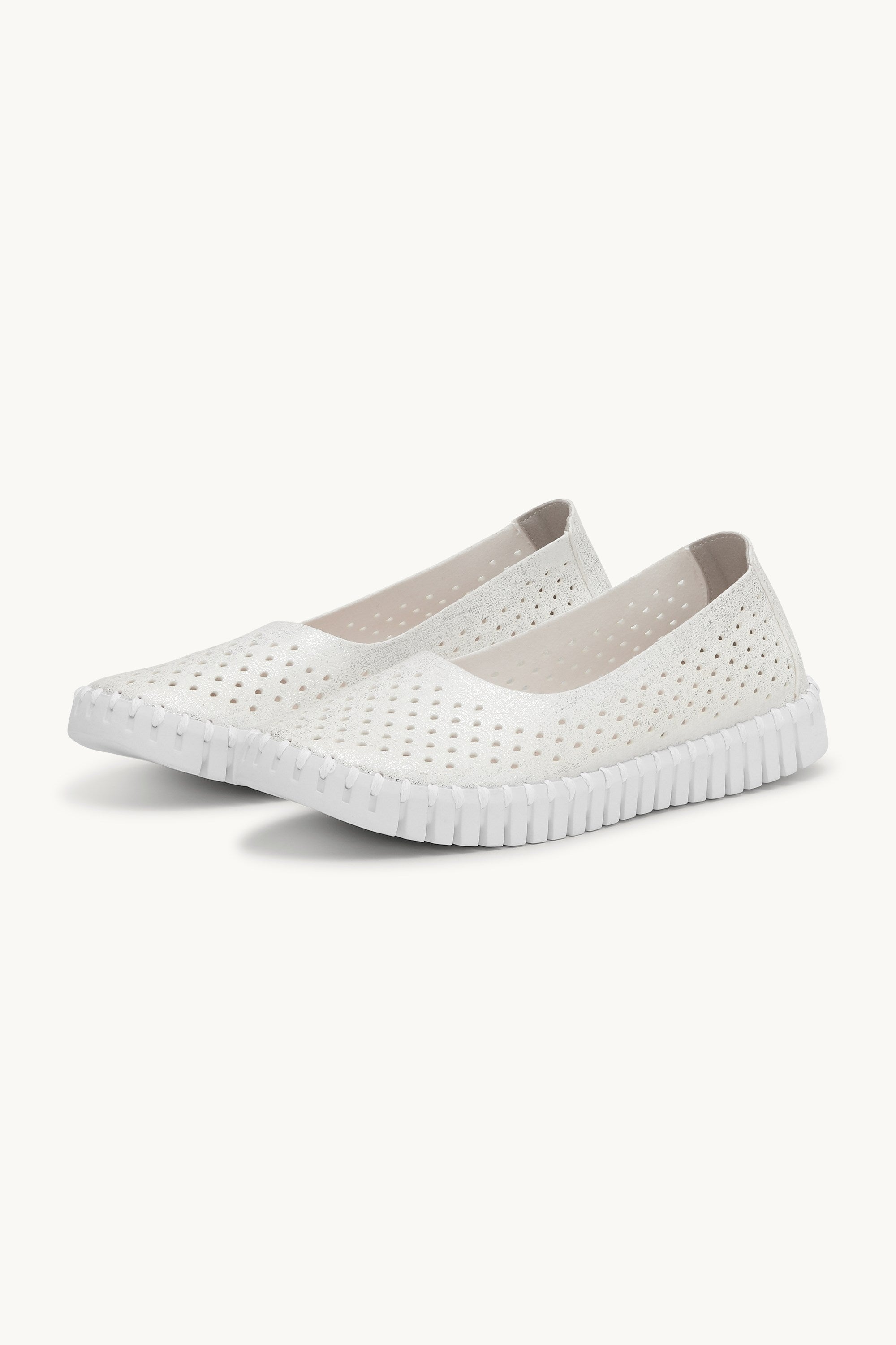 Tulip Skor Glitter - White White