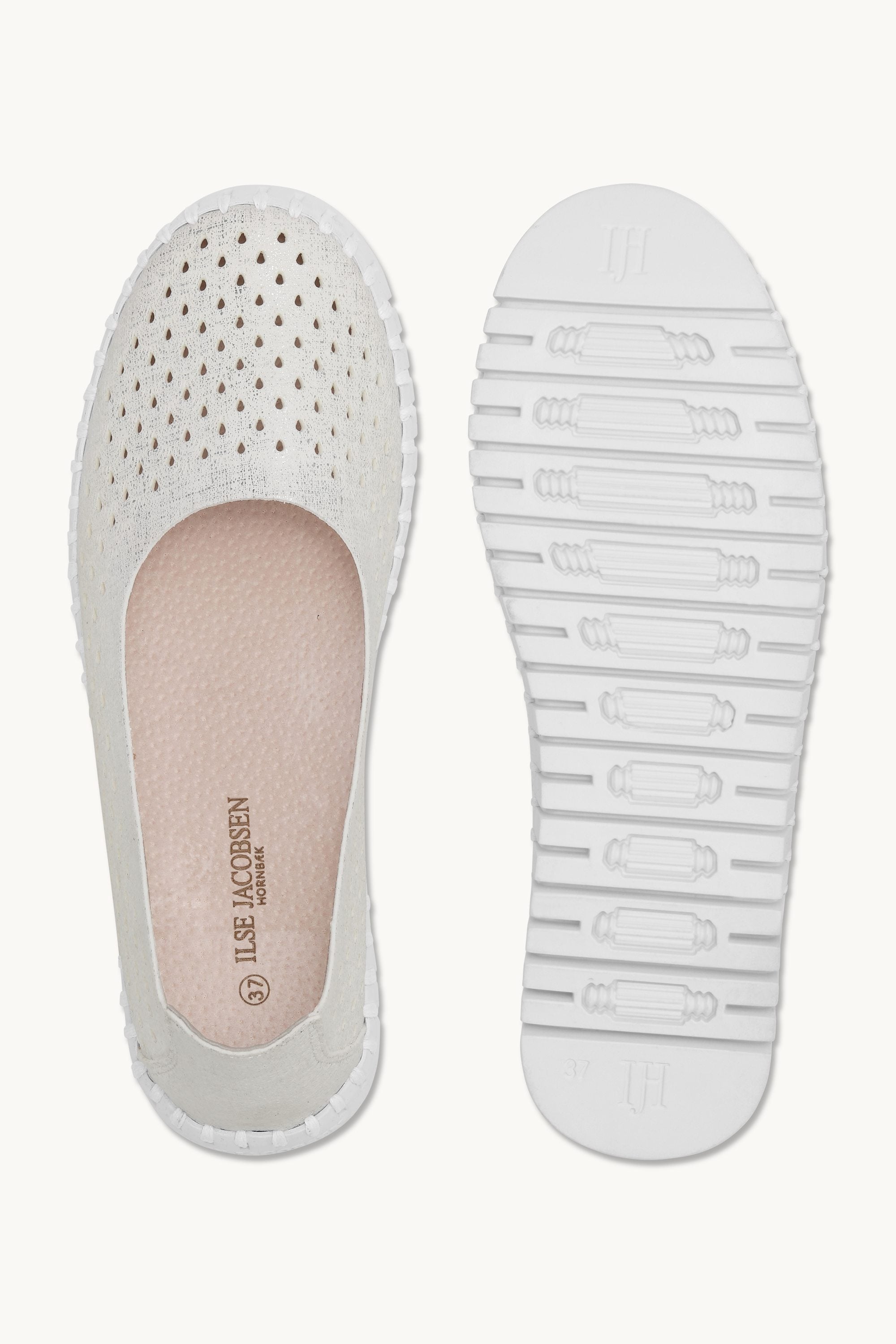 Tulip Skor Glitter - White White