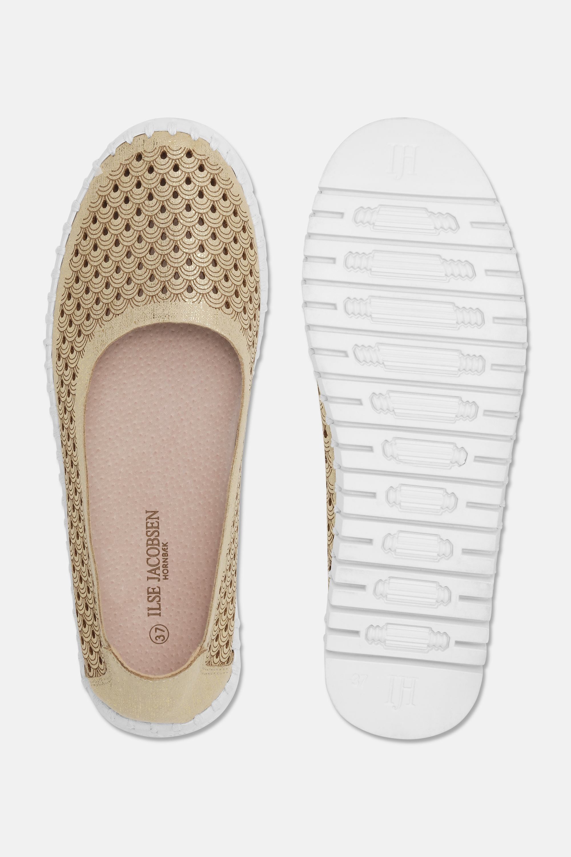 Tulip Skor Glitter - Platin White