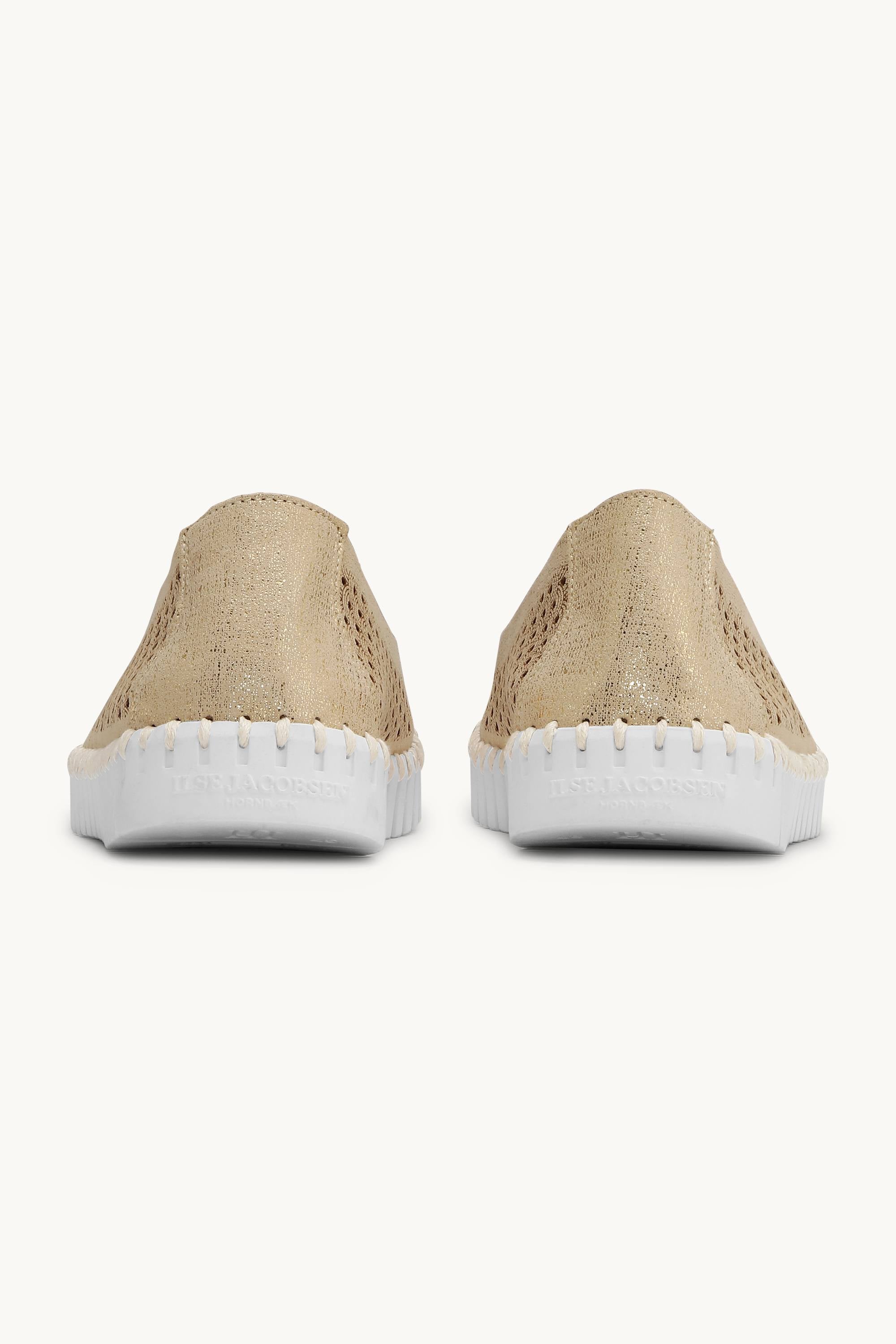 Tulip Skor Glitter - Platin White