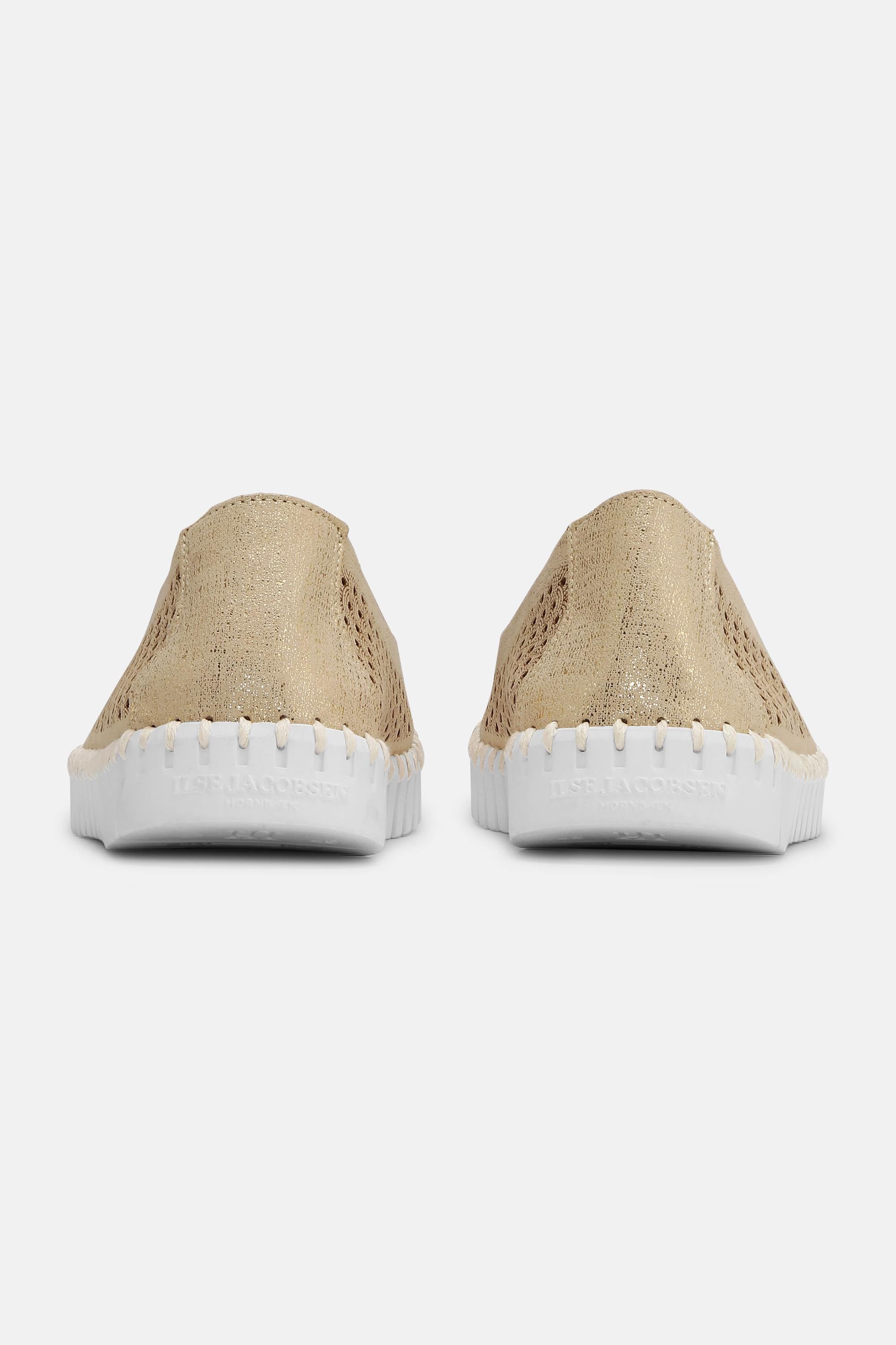 Tulip Skor Glitter - Platin White