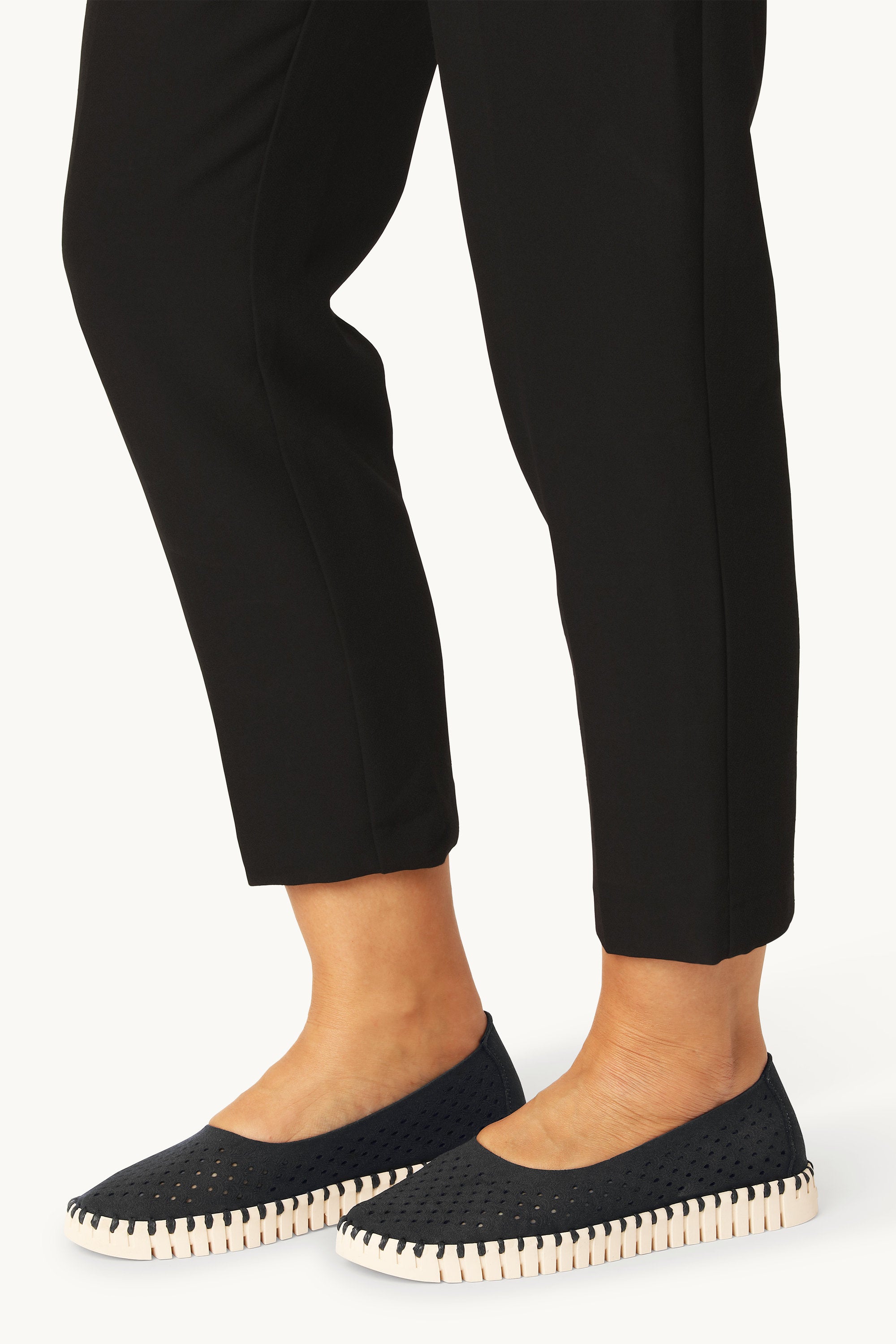 Ballerinaskor - Black Pearled Ivory