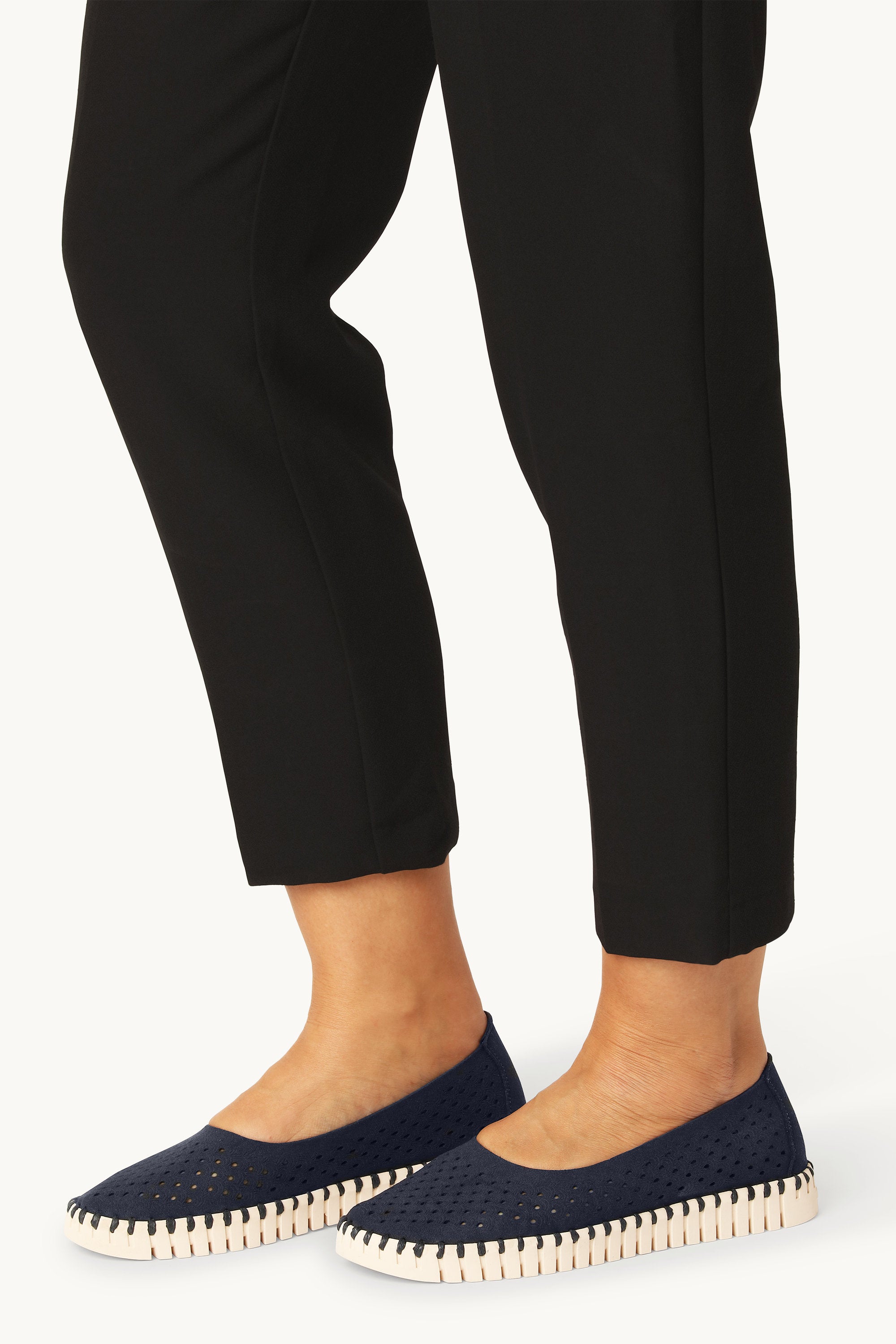 Ballerinaskor - Dark Indigo Pearled Ivory