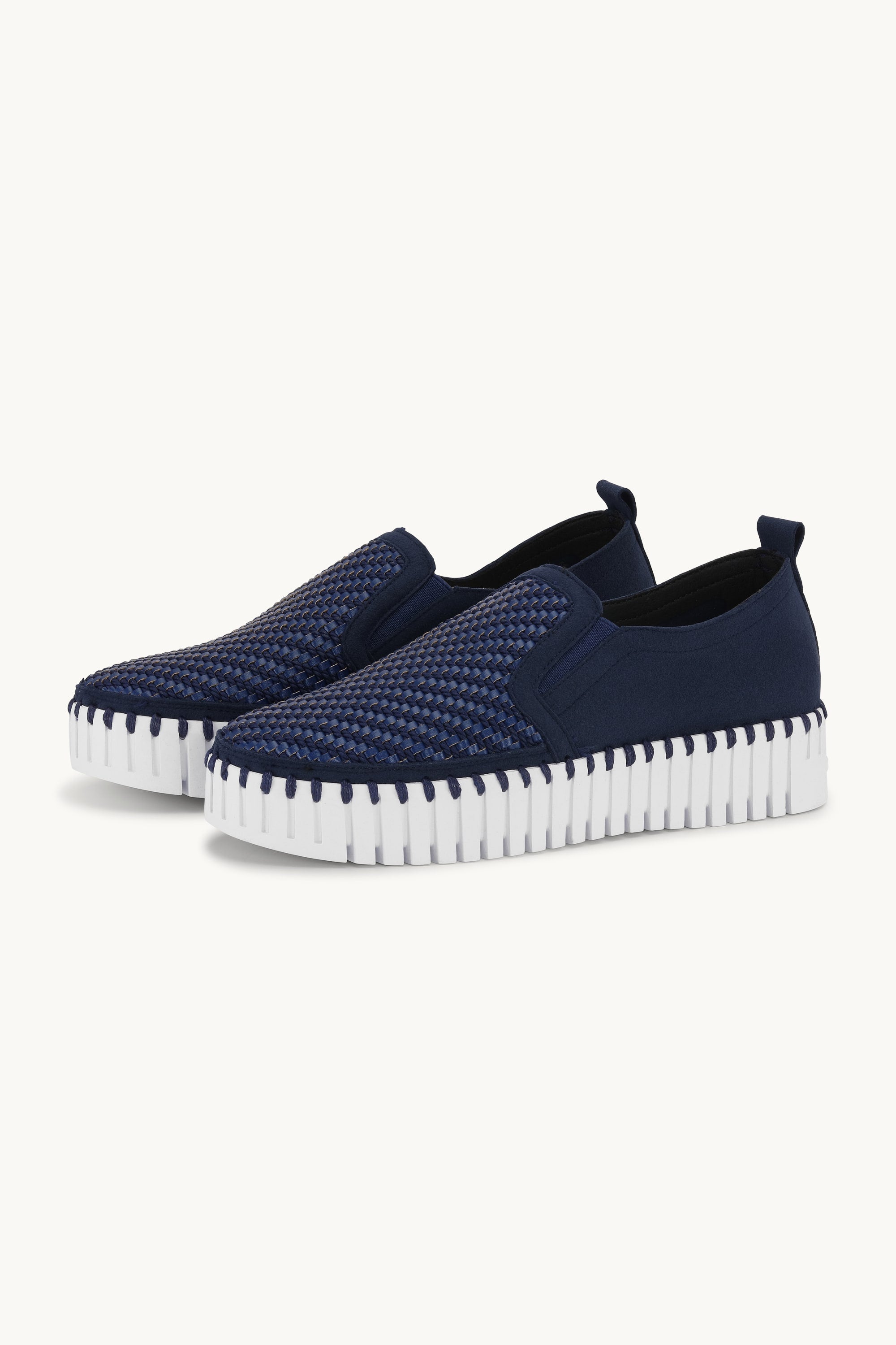 Tulip Plattformsko - Dark Indigo White