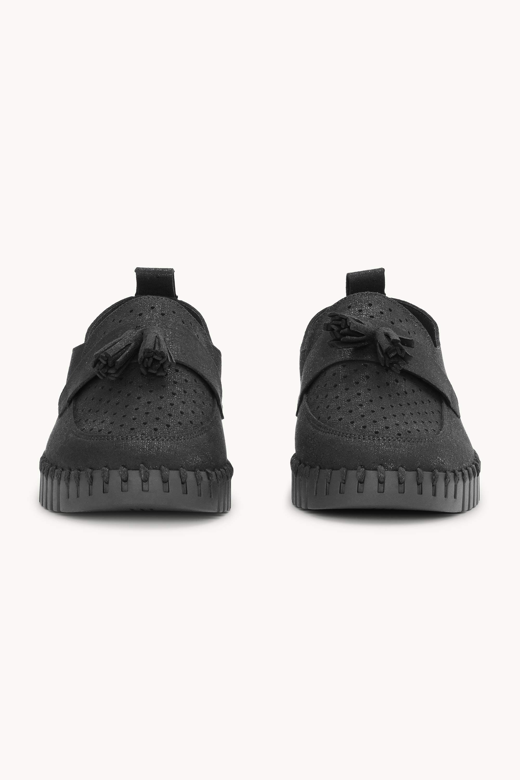 Tulip Loafer Tassel - Black Black