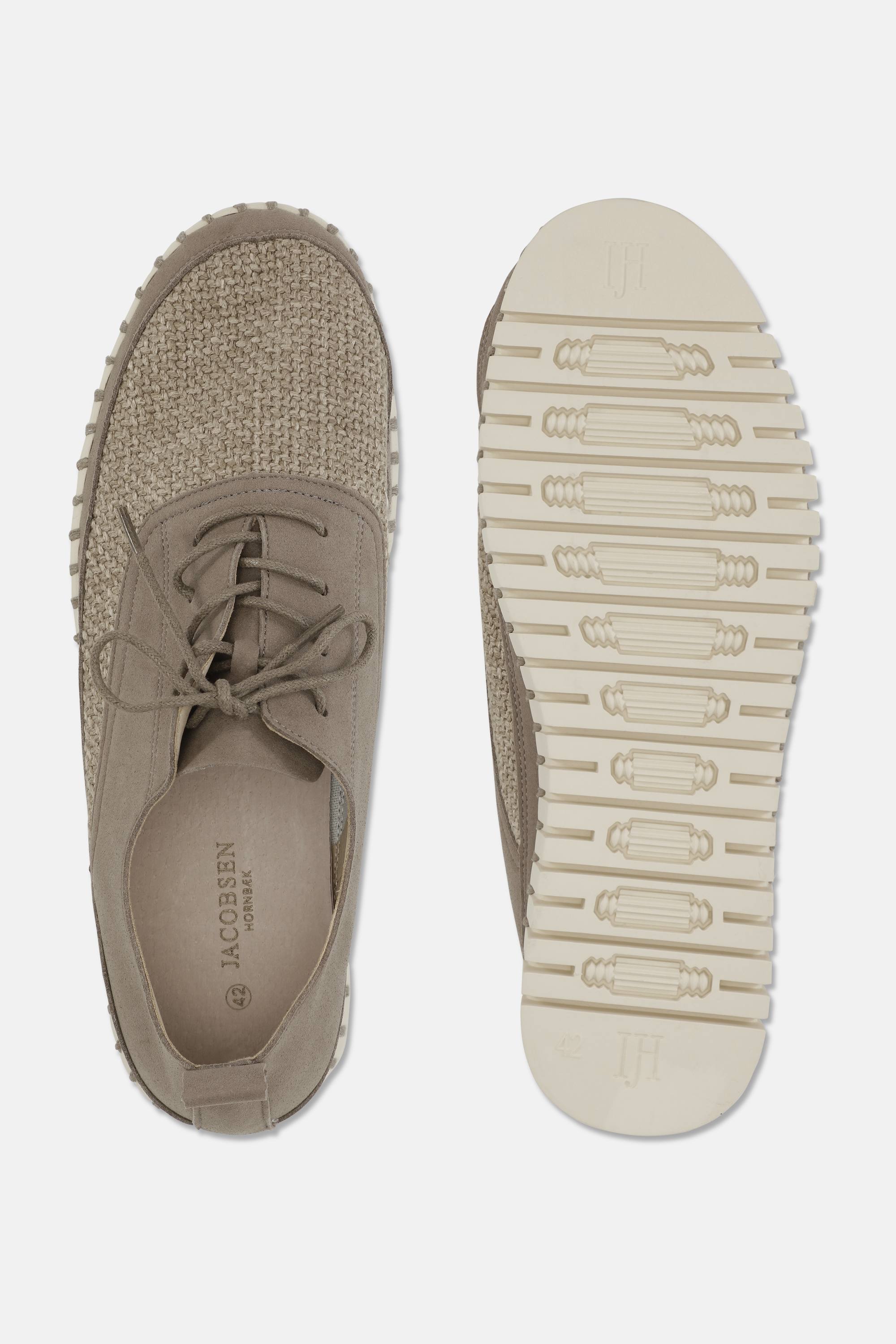 Tulip Herrskor Med Snörning - Falcon Pearled Ivory