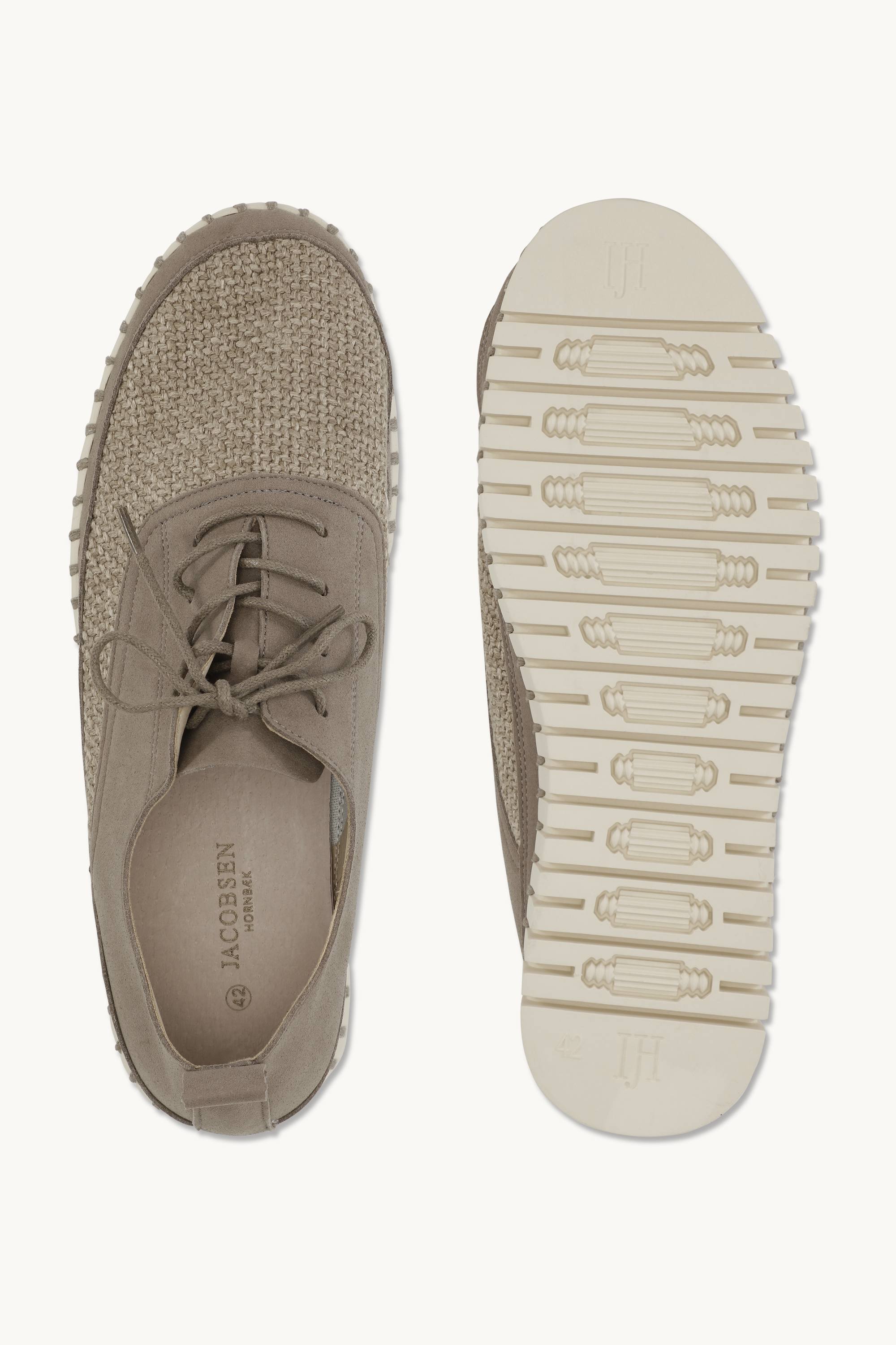 Tulip Herrskor Med Snörning - Falcon Pearled Ivory