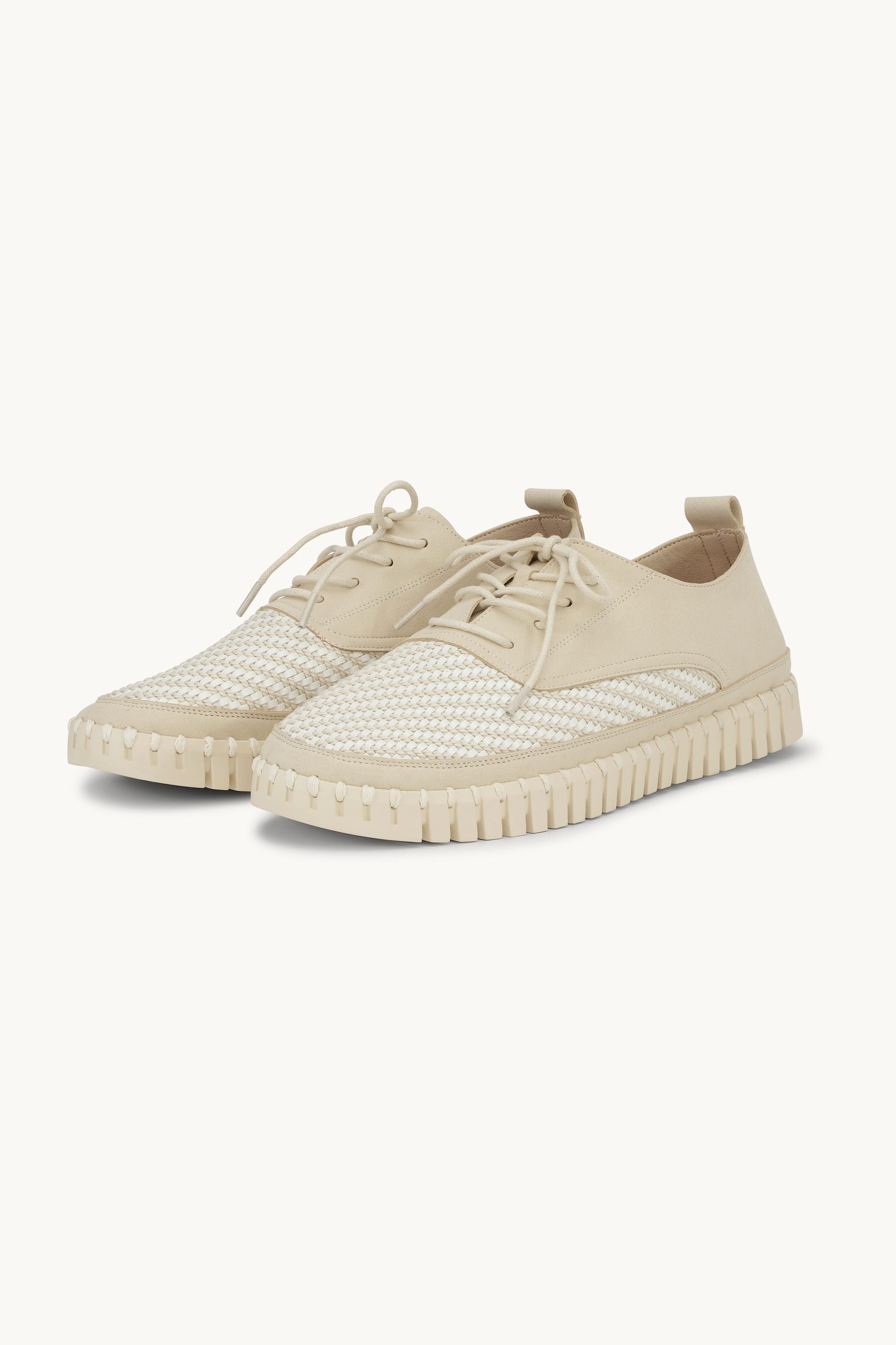 Herrskor Med Snörning - Kit Pearled Ivory