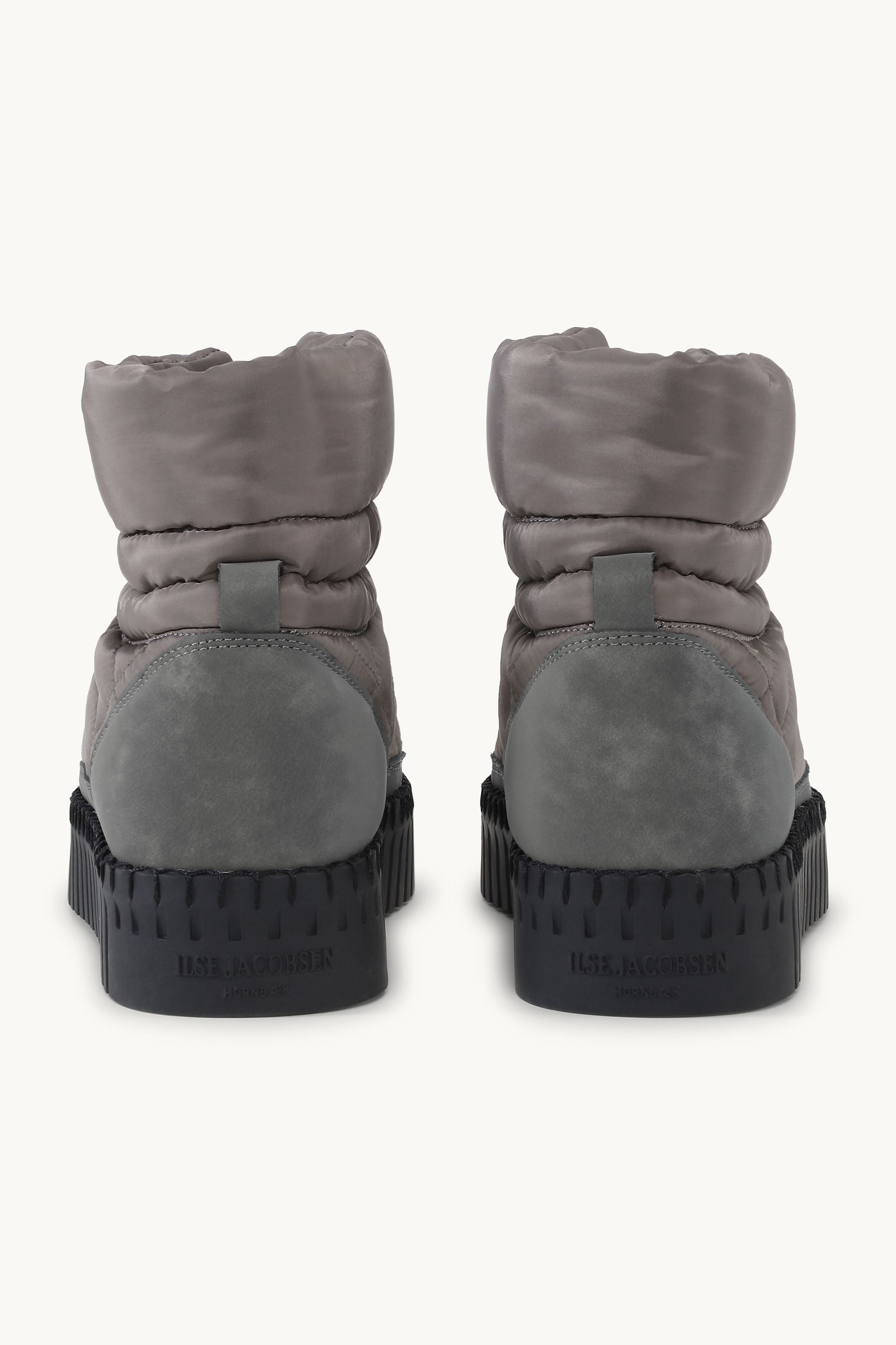 Tulip Padded Winter Boot - Grey Black