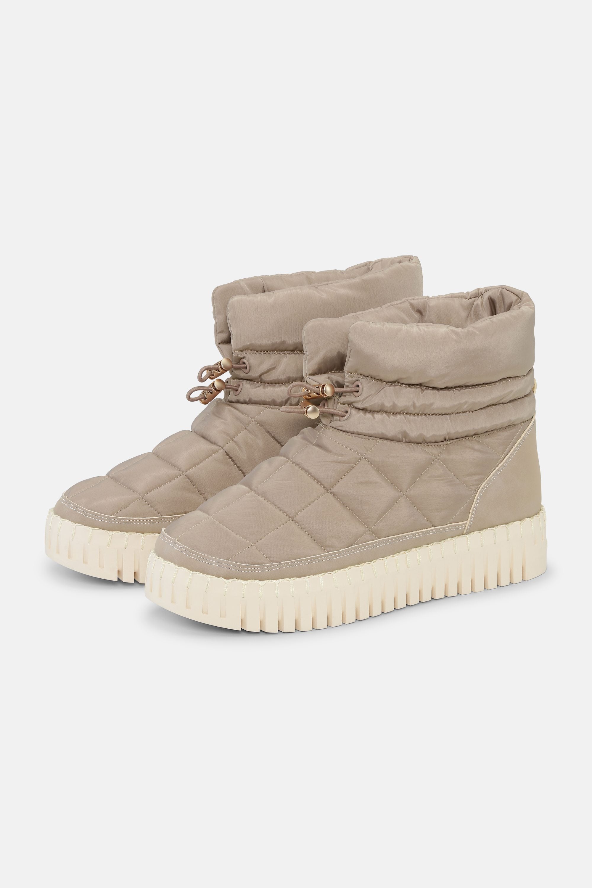 Tulip Padded Winter Boot - Wheat Pearled Ivory