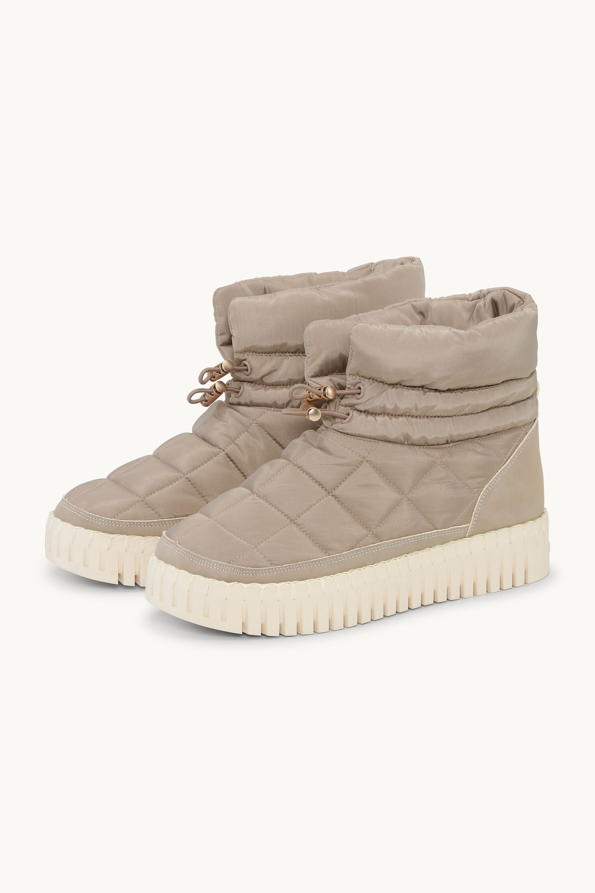 Tulip Padded Winter Boot - Wheat Pearled Ivory