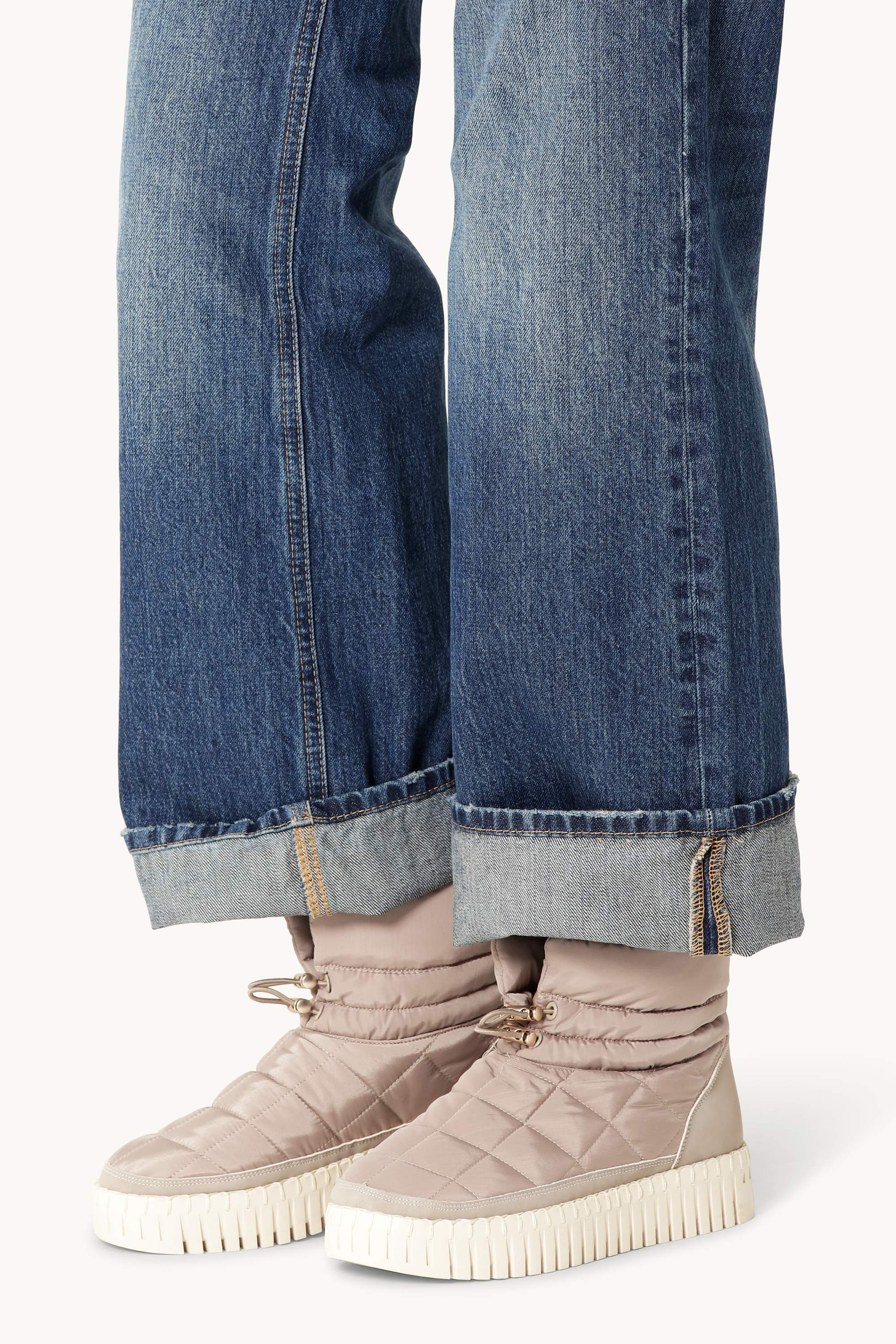 Tulip Padded Winter Boot - Wheat Pearled Ivory