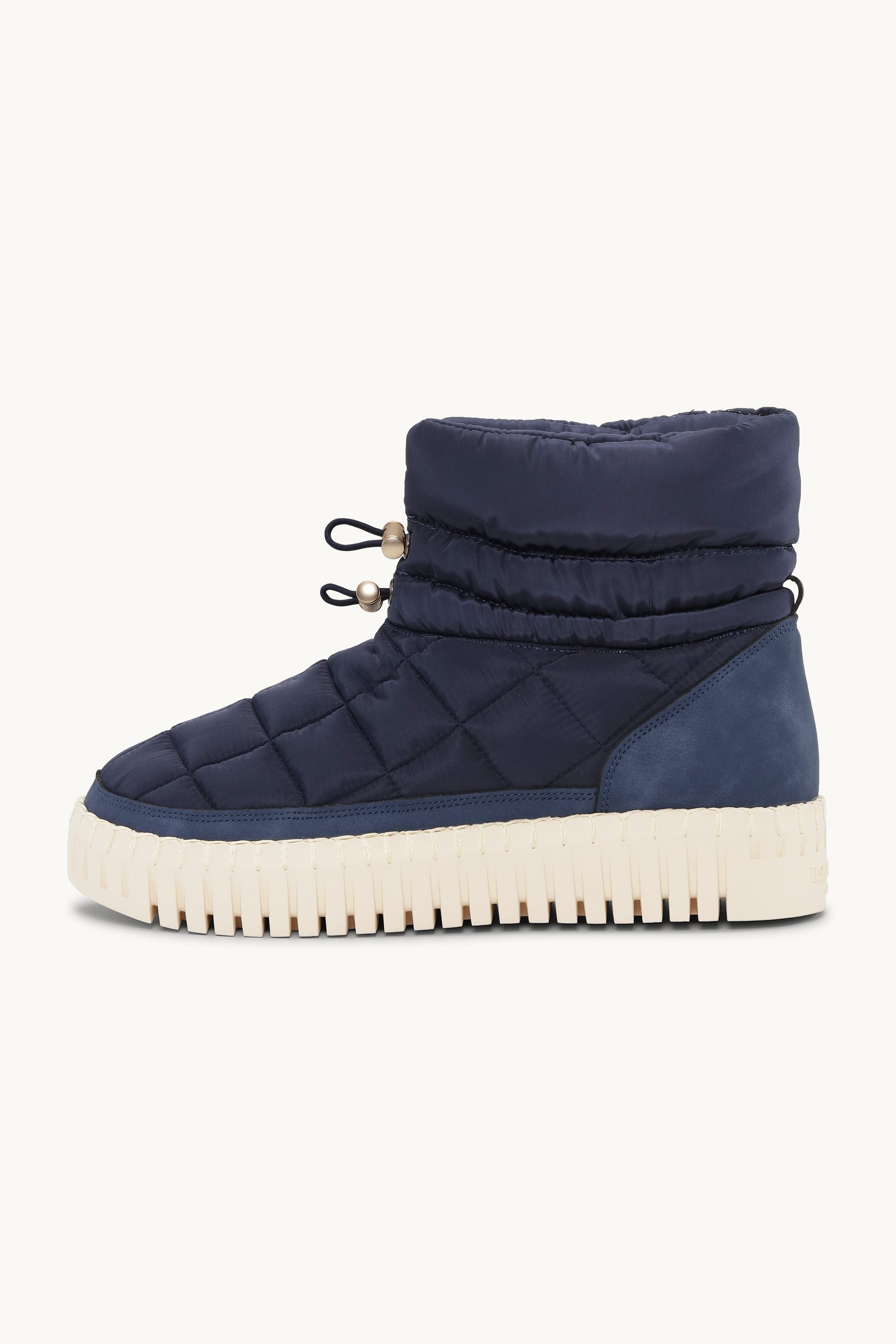 Tulip Padded Winter Boot - Dark Indigo Pearled Ivory