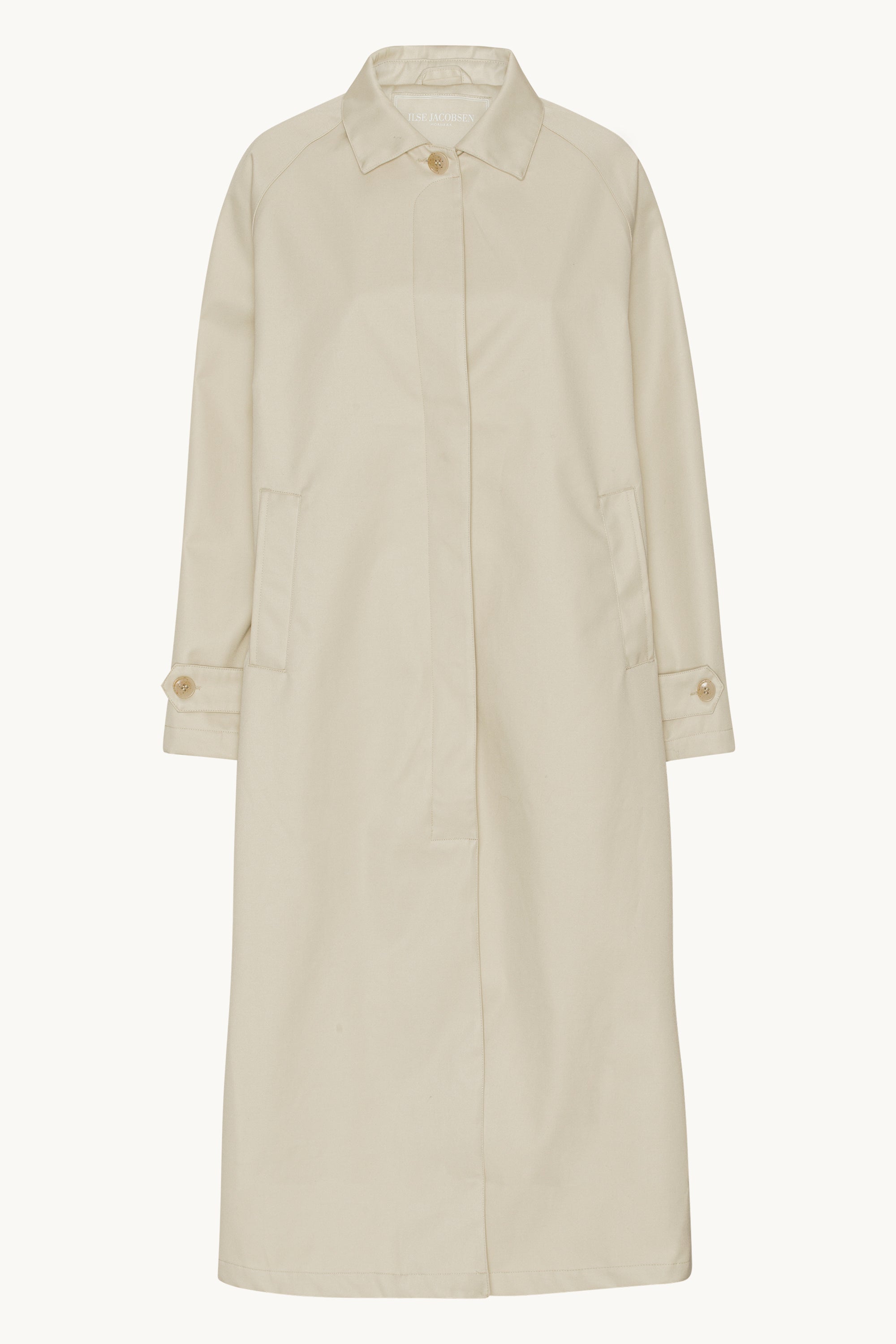 Cotton Rain Coat - Bleached Sand