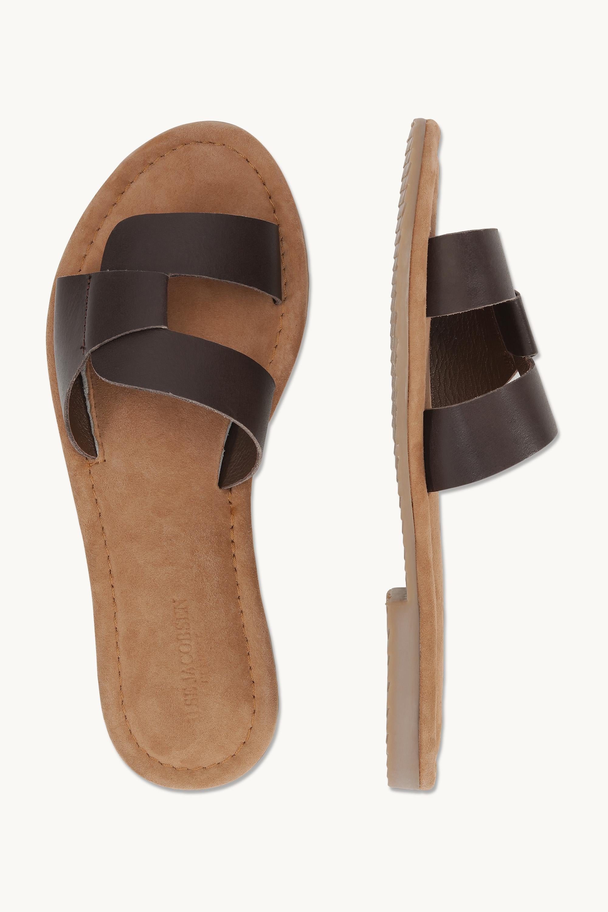 Leather Sandal - Bison